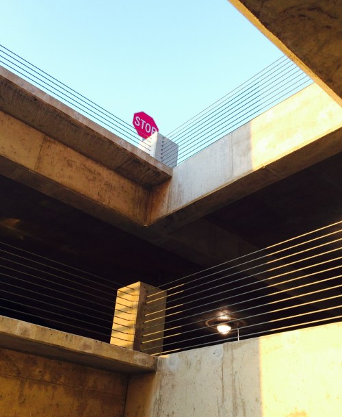 facing west in the late day