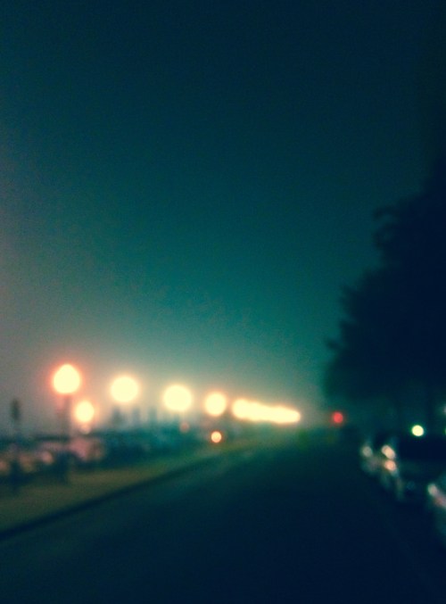 no beginning or end--just a seemingly perpetuating road